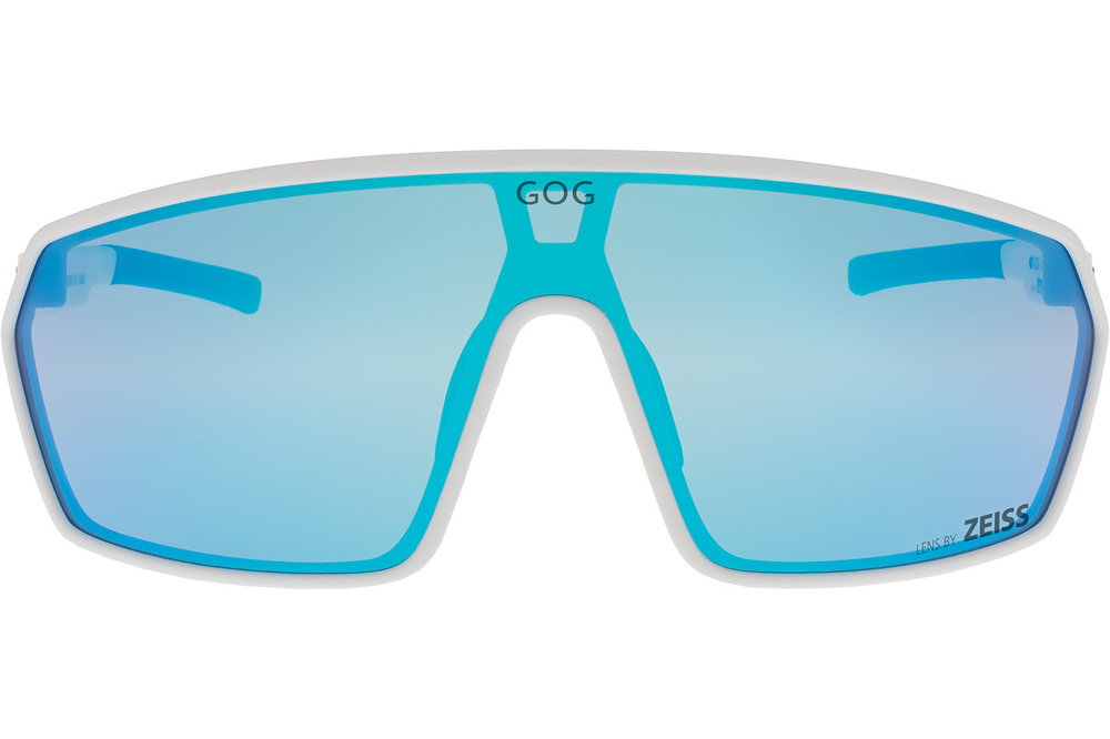 Спортивные очки GOG Freya / Matt White-Black / Sky Blue Lens