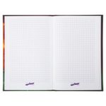 Блокнот (135х206 мм), 80 л., твердый, клетка, выборочный лак, ЮНЛАНДИЯ, "Футбол", 111615