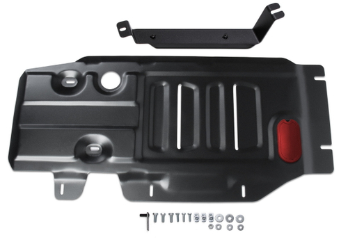 Защита КПП и РК АвтоБроня для BMW X3 F25 (V - 2.0) (xDrive20i; xDrive28i) 2010-2017/BMW X3 F25 (V - 2.0D) (xDrive20d) 2010-2017/BMW X3 F25 (V - 3.0D) (xDrive30d) 2010-2017/BMW X4 F26 (V - 2.0) (xDrive28i) 2014-2018/BMW X4 F26 (V - 3.0D) (xDrive30d) 2014-2018, штампованная, сталь 1.8 мм, с крепежом, 111.00507.1