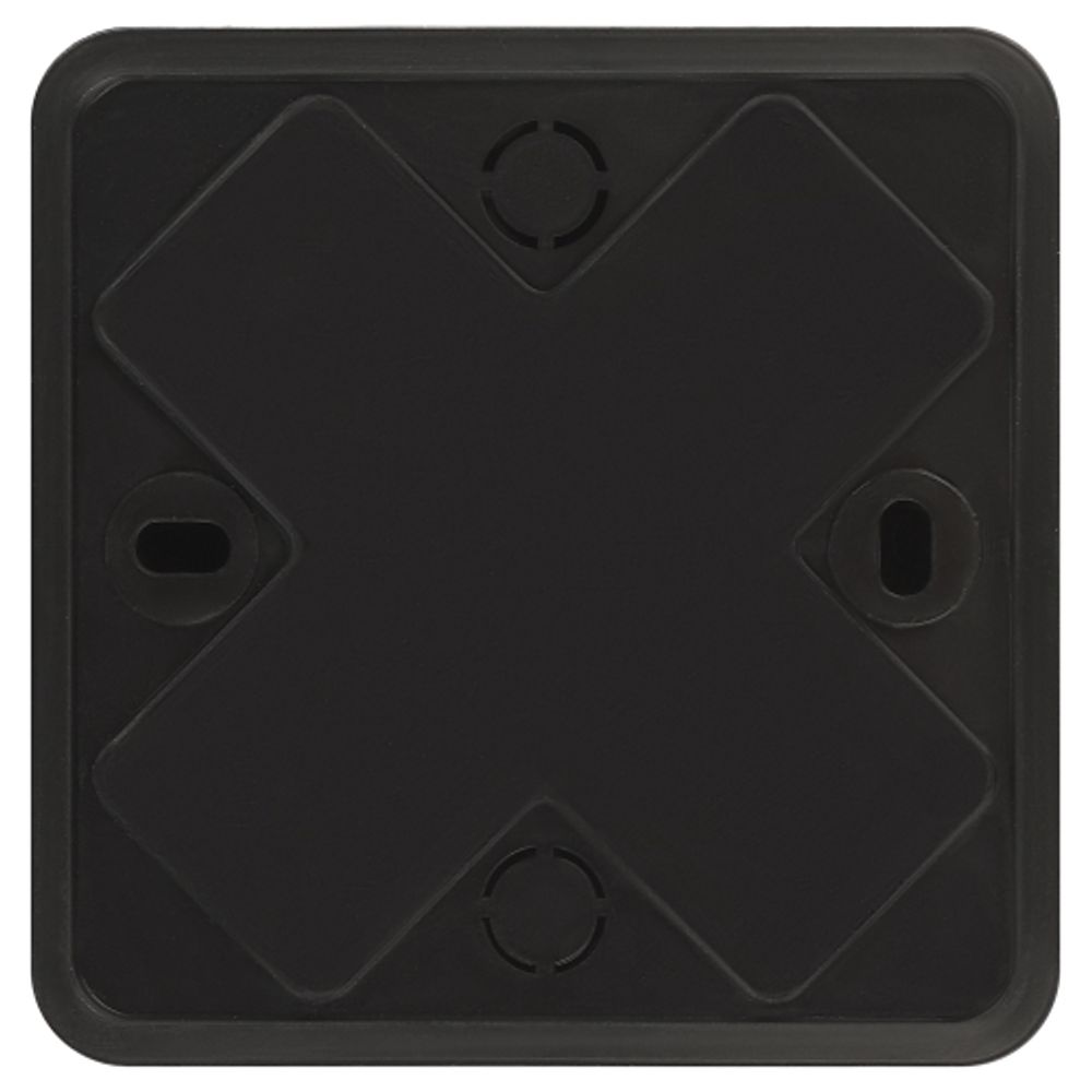 Распаячная коробка ЭРА BS-B-75-75-20 для кабель-канала черная 75х75х20мм IP40