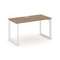 Style Project Стол письменный SN-59O.SP-003 Дуб Табак/Металл Белый/Белый Заглушка 1380*600*750