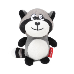 GiGwi PLUSH FRIENDZ Игрушка мягкая для собак "Енот с пищалкой", 120мм