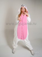 кигуруми детская заяц розового цвета