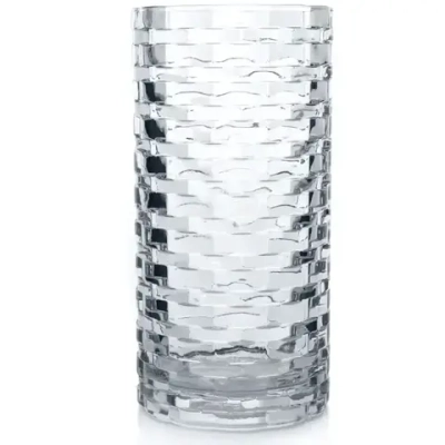 Ваза стеклянная 24см «Раттан» 53439SLB