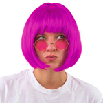 Парик карн Каре лиловый 30см