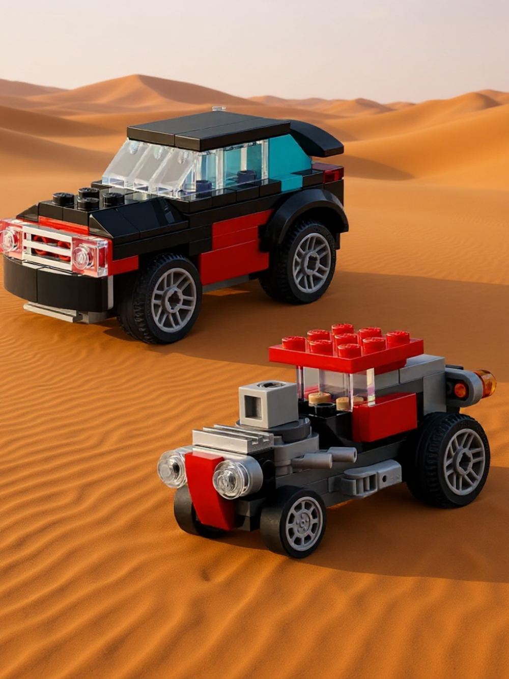LEGO Creator 31146 — грузовик-платформа с вертолётом, конструктор 3-в-1