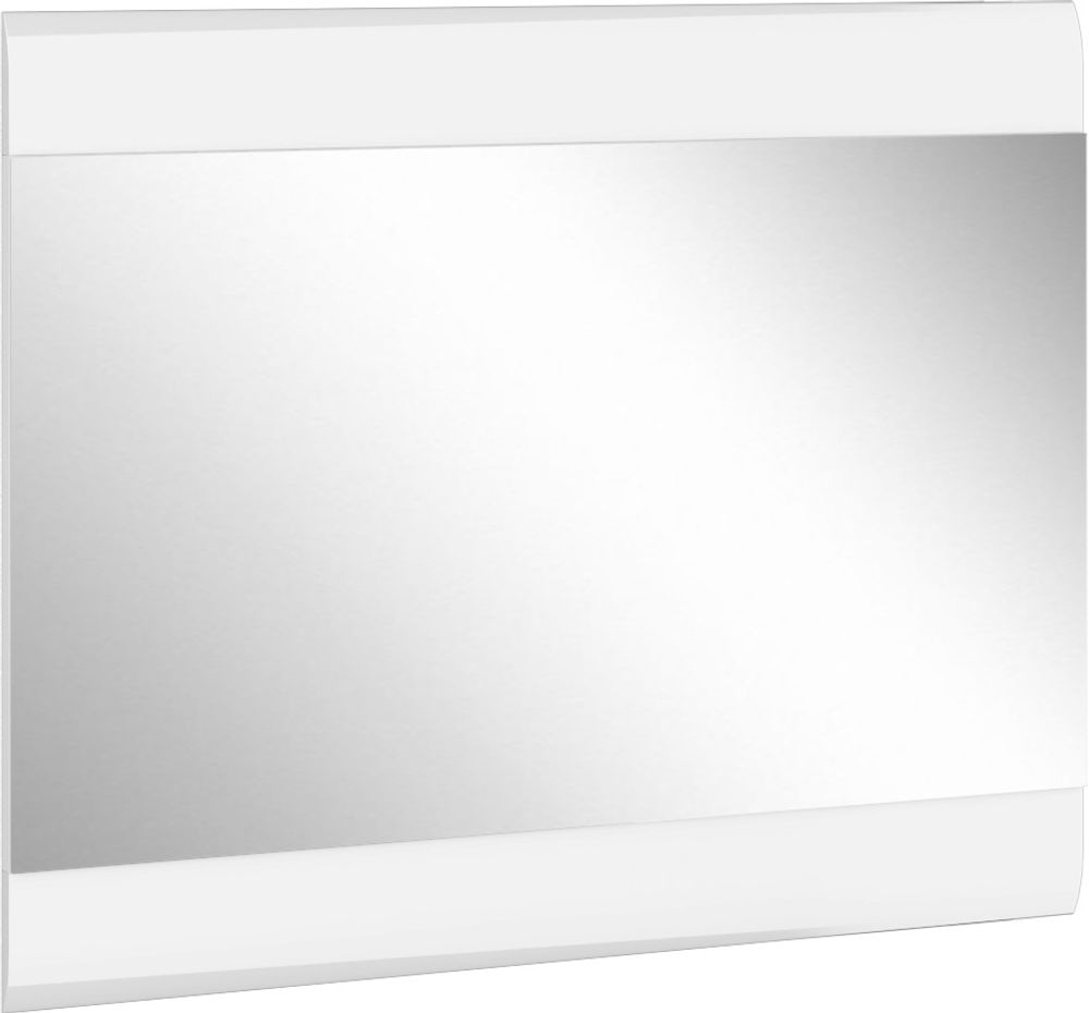 Коллекция Ультра Зеркало к комоду Белый/Белый гл. (набор)