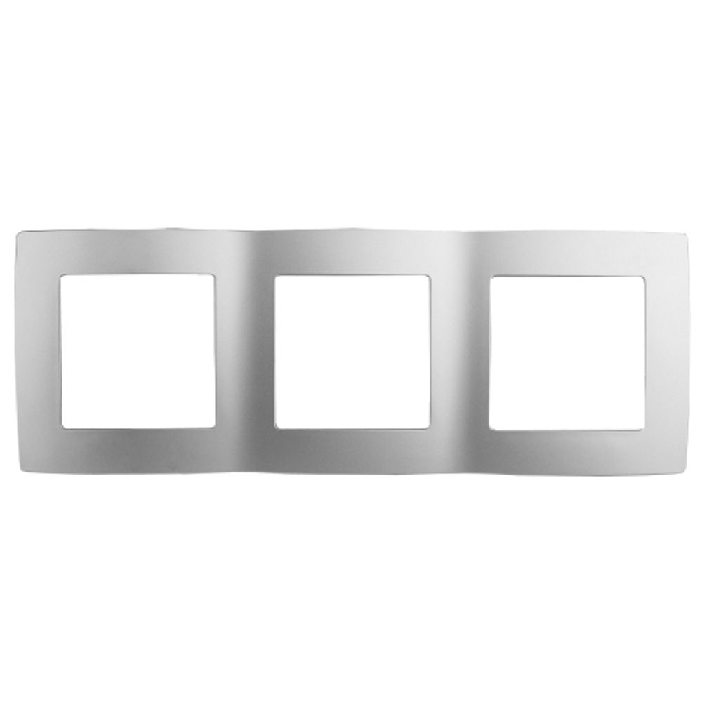 12-5003-03 ЭРА Рамка на 3 поста, Эра12, алюминий