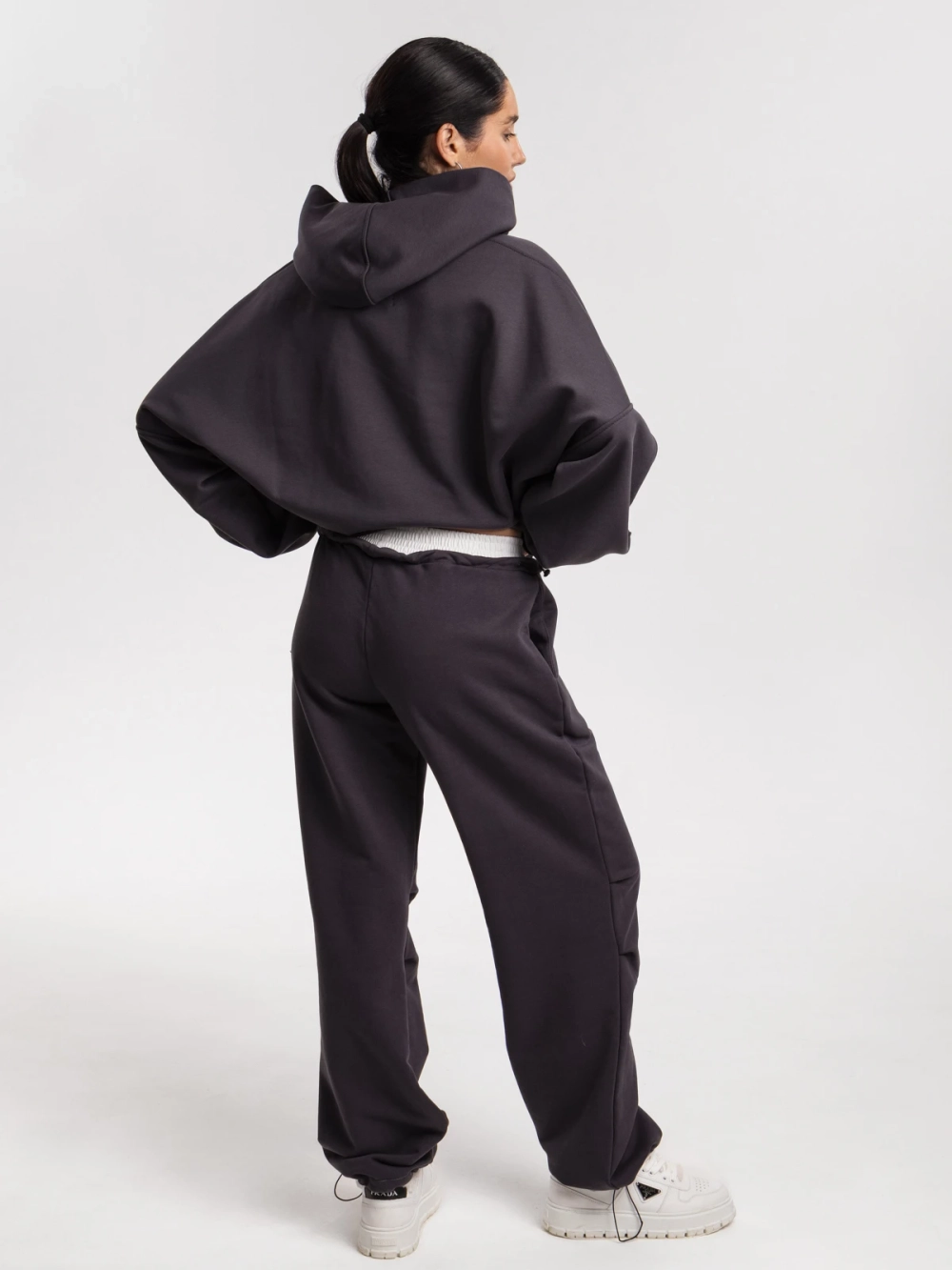 Брюки трикотажные, графит