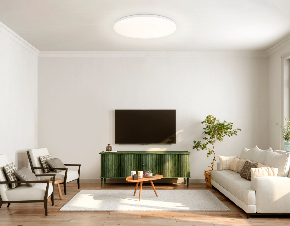 FZ2003 WH белый IP54 30W 3000K-6500K+RGB Wi-Fi Алиса/Tuya/Smart Home/Alexa D450*60 (ПДУ ИК)