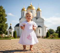 Крестильная рубашка для девочки Мечта