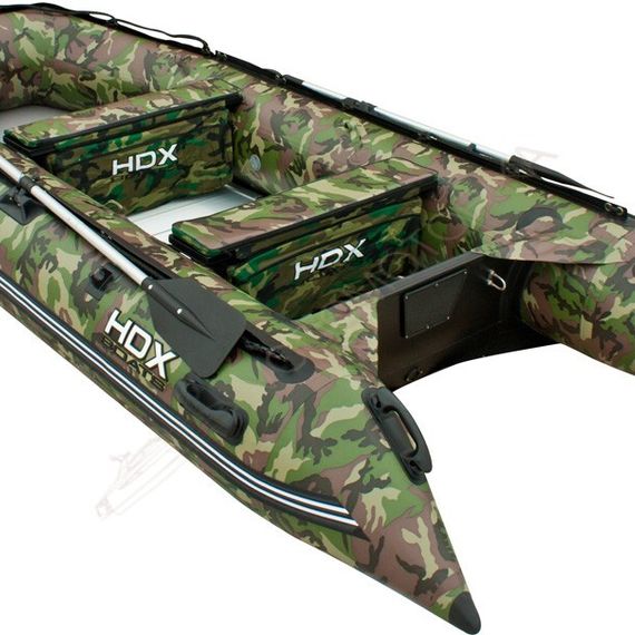 Лодка HDX OXYGEN 390 AL зеленый камуфляж
