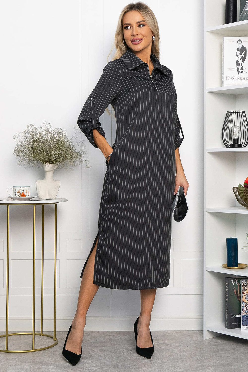 Платье Лоуренс (графит) П14331-18М LT Collection