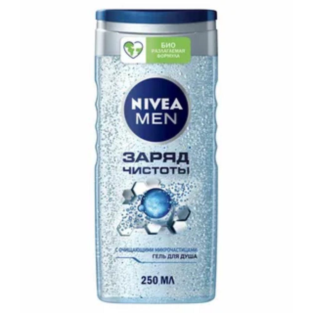Гель для душа Nivea Men Заряд Чистоты 250 мл