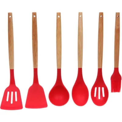 Набор кухонных принадлежностей 12шт «Felicità» красный