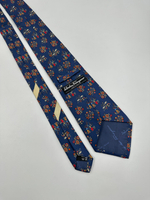 Галстук синий Salvatore Ferragamo