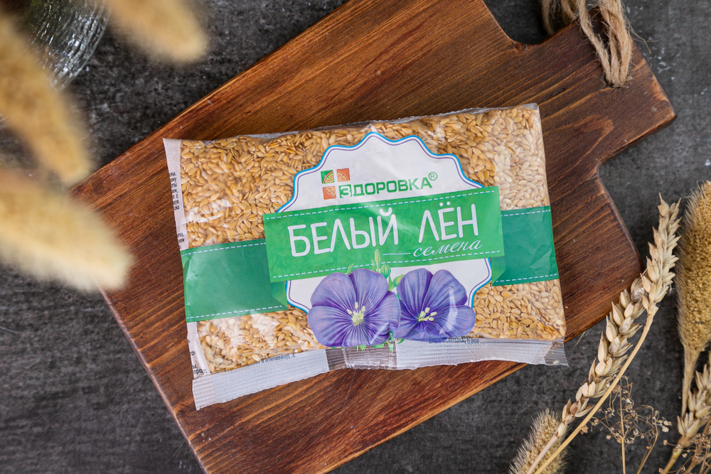 Семена белого льна Здоровка 200гр