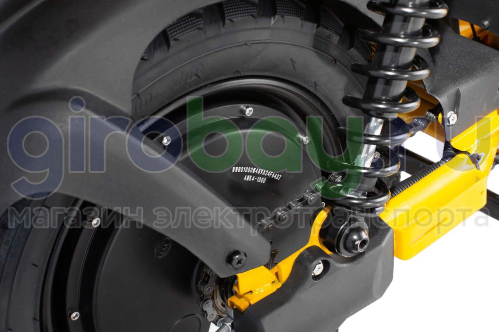 Электроскутер IKINGI XC-2 (60V/40Ah) - Желтый фото №15