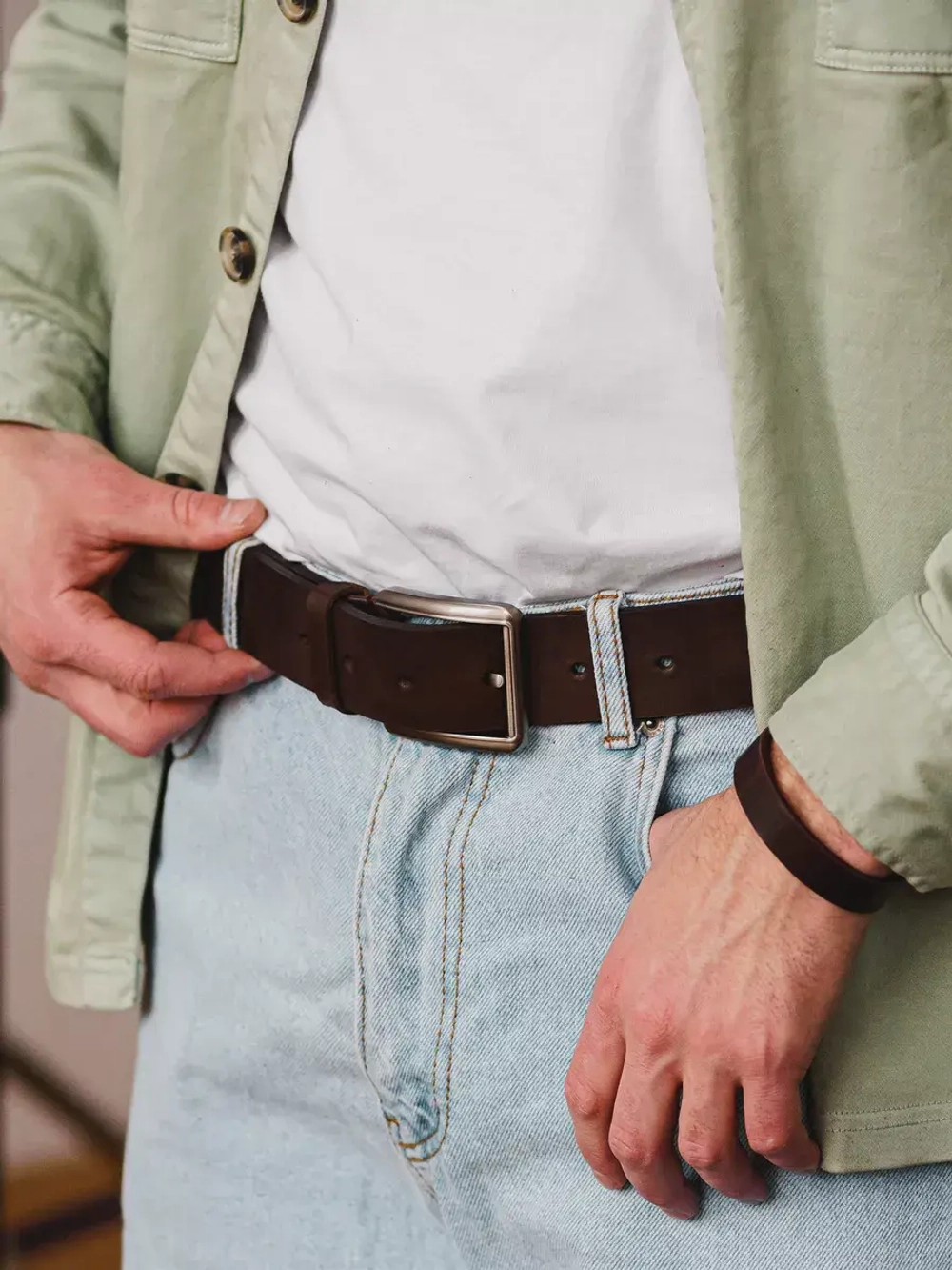 Ремень натуральная кожа