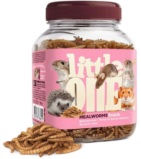 Литтл Уан Лакомство для грызунов Мучной Червь 70гр.