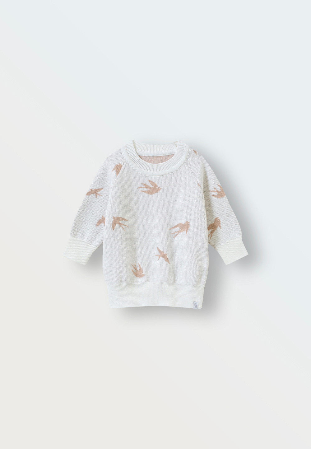 Джемпер вязаный oversize ласточки