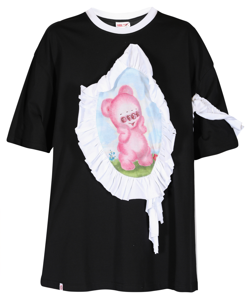 CHARLES JEFFREY LOVERBOY ФУТБОЛКА ЧЕРНАЯ RUFFLE