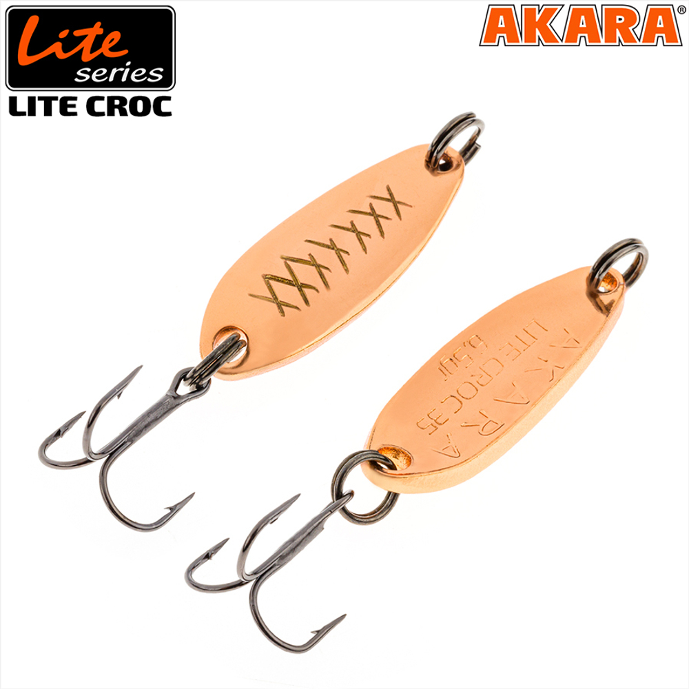 Блесна колебалка Akara Lite Series Lite Croc 35 6,5 гр. AB44