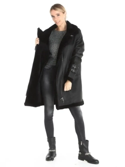 Дубленка женская натуральная Турция длинная