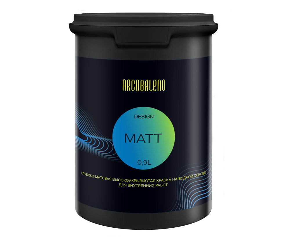 ARCOBALENO DESIGN MATT глубокоматовая краска для стен и потолков