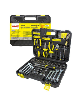 Набор инструментов 122 пр 1/4''3/8''(6гр)(4-19мм) WMC TOOLS WMC-30122