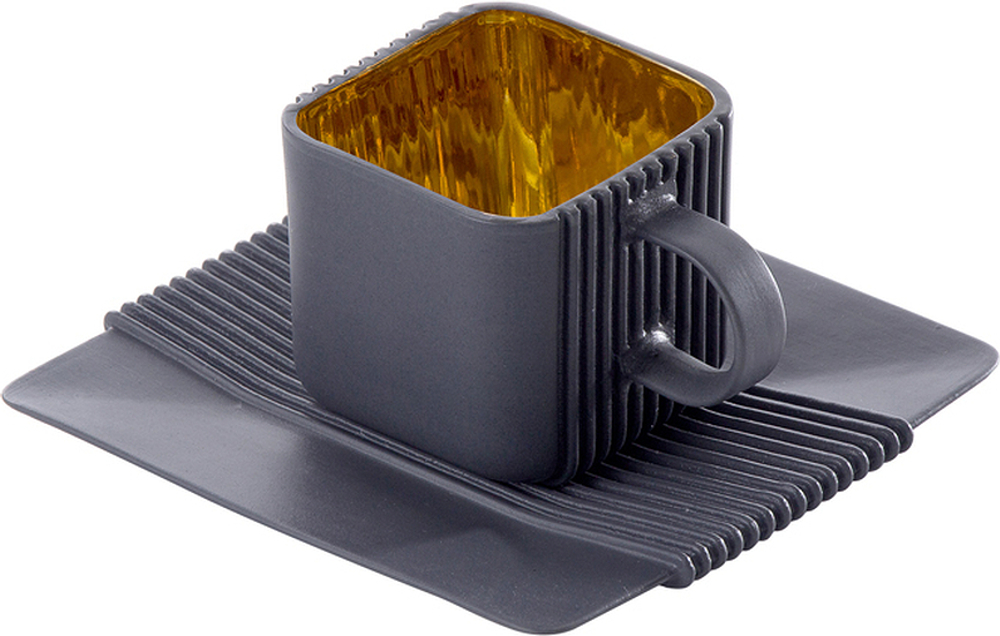 Чашка с блюдцем miel w Design Studio System, 100 мл, фарфор · арт. fabr 8002970G2CD34