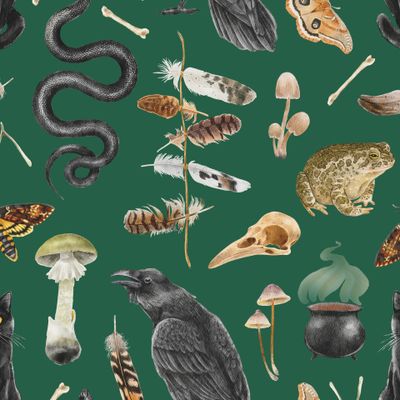 Ведьминское на зеленом