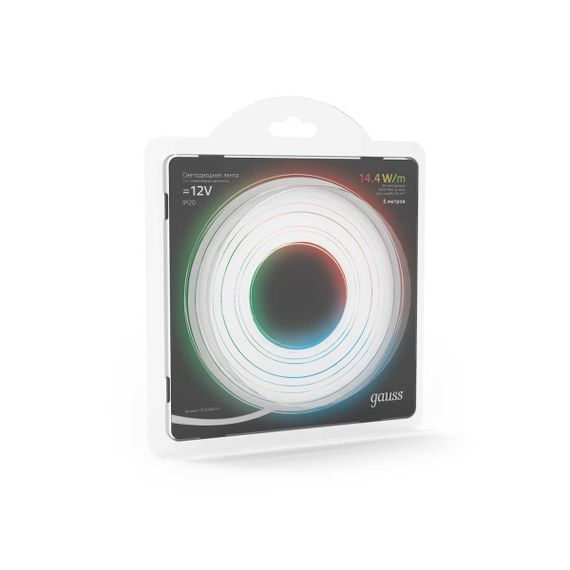 Светодиодная лента Gauss 14,4W/m 60LED/m 5050SMD RGB 5M 312000414