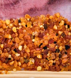 AMB-51/60 Картина «Щенок с котенком» (с янтарной крошкой) дер.рамка 21х30