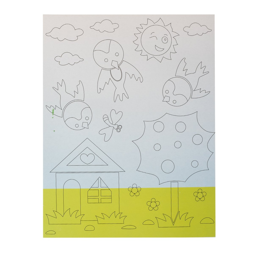 Аппликация Alingar, пакет с европодвесом, "Животные"