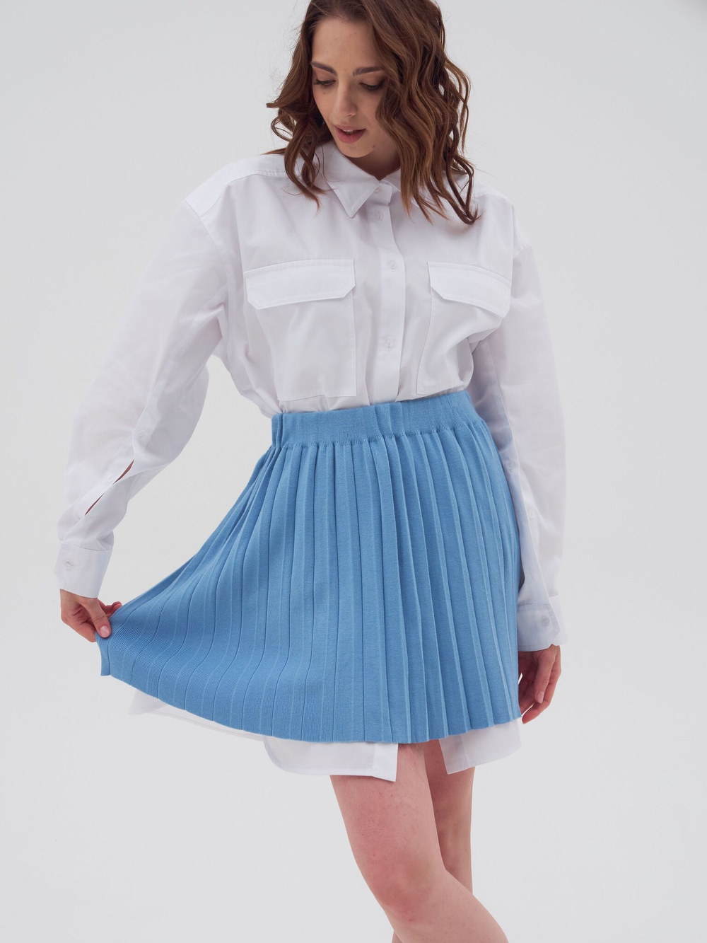 Юбка плиссе