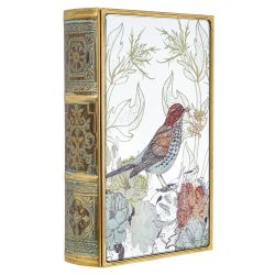 GAEM Шкатулка-книга с зеркальным элементом, L20 W6,5 H30 см