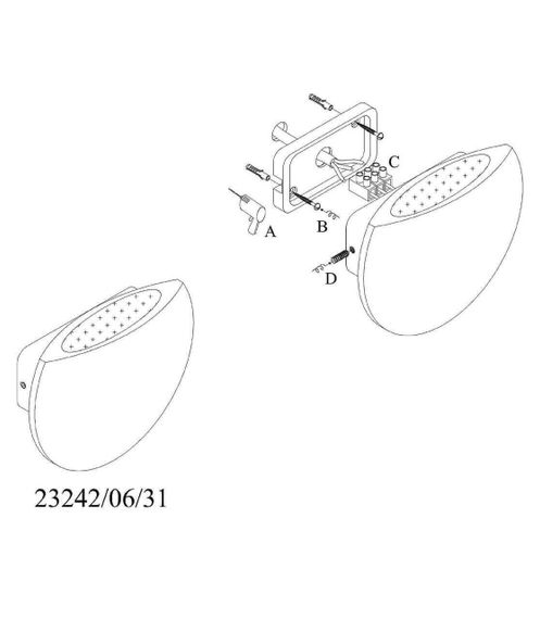 Настенный светодиодный светильник Lucide Sole 23242/06/31