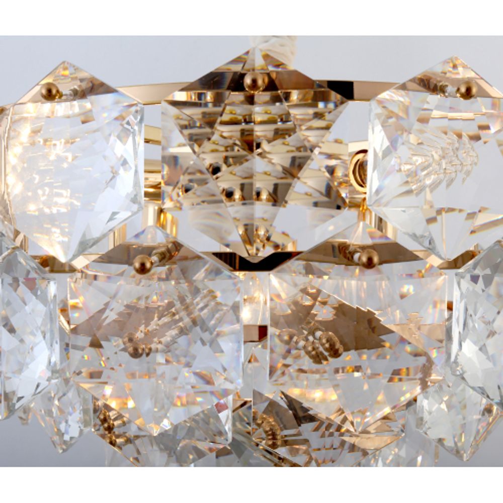 Люстра Rivoli Rike 1023-208 8 * Е14 40 Вт хрусталь классика | Rivoli