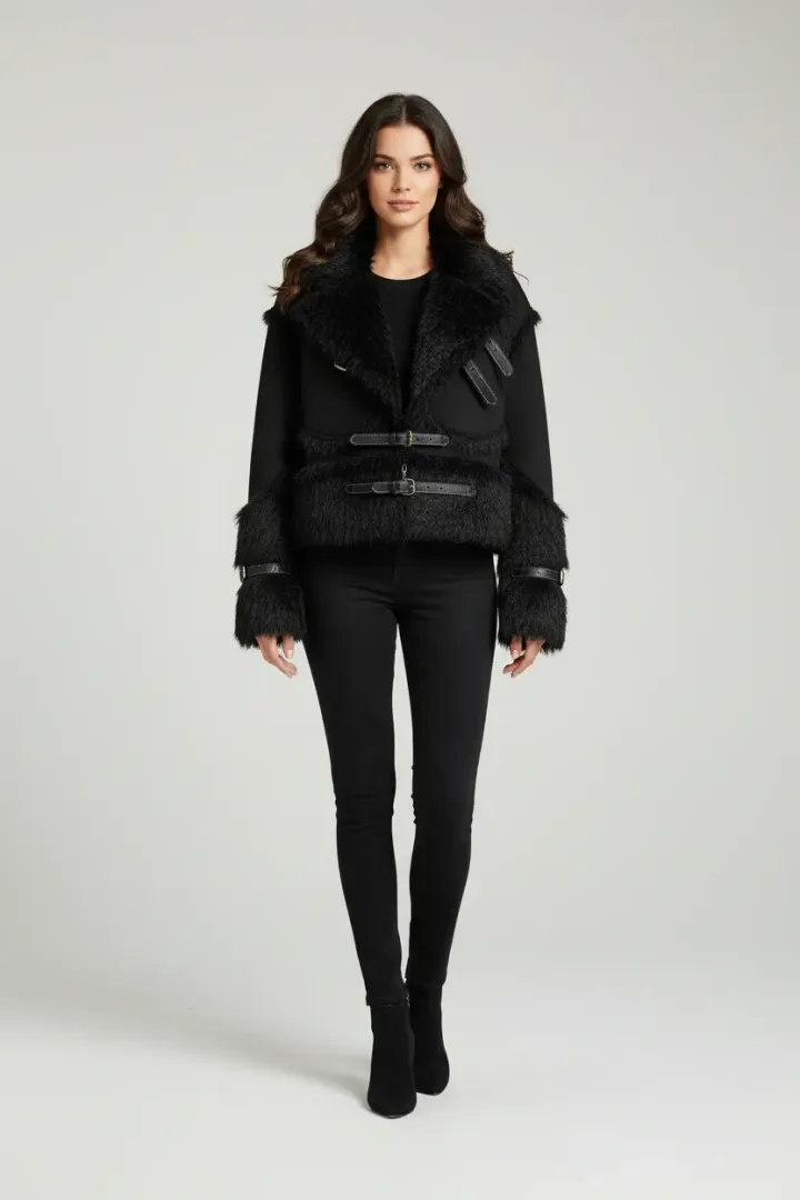 Женская дубленка «HYPE»