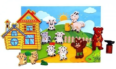 Магнитный театр "Волк и 7 козлят" (Ракета)