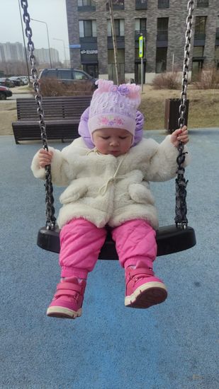 Шапочка детская для девочек, розовая