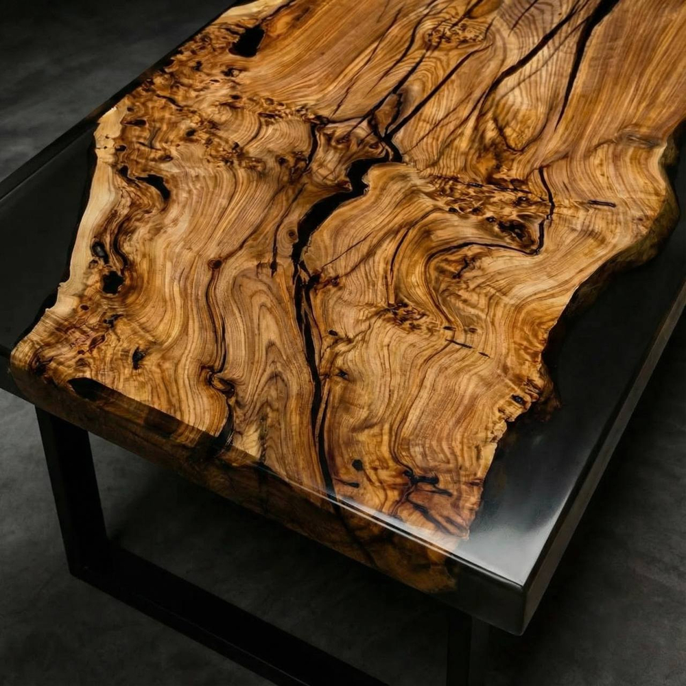 Карагач премиум с эпоксидной смолой