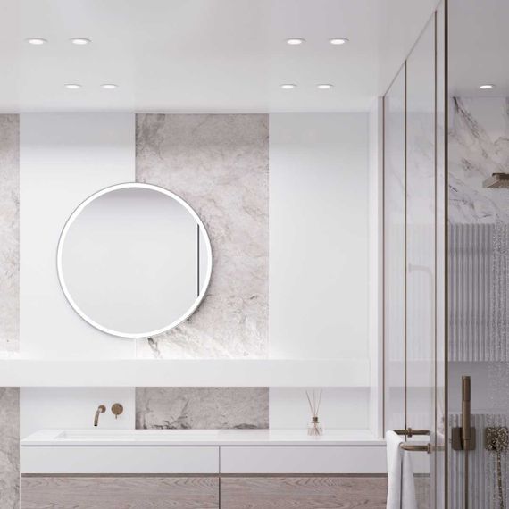 Светильник встраиваемый Elektrostandard City (25060/01) GU10 белый IP44 a070142