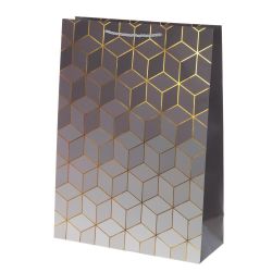 GAEM Пакет подарочный (бумага 210г/м2, блок микс 12шт), L30 W12 H41,5 см, 4в.