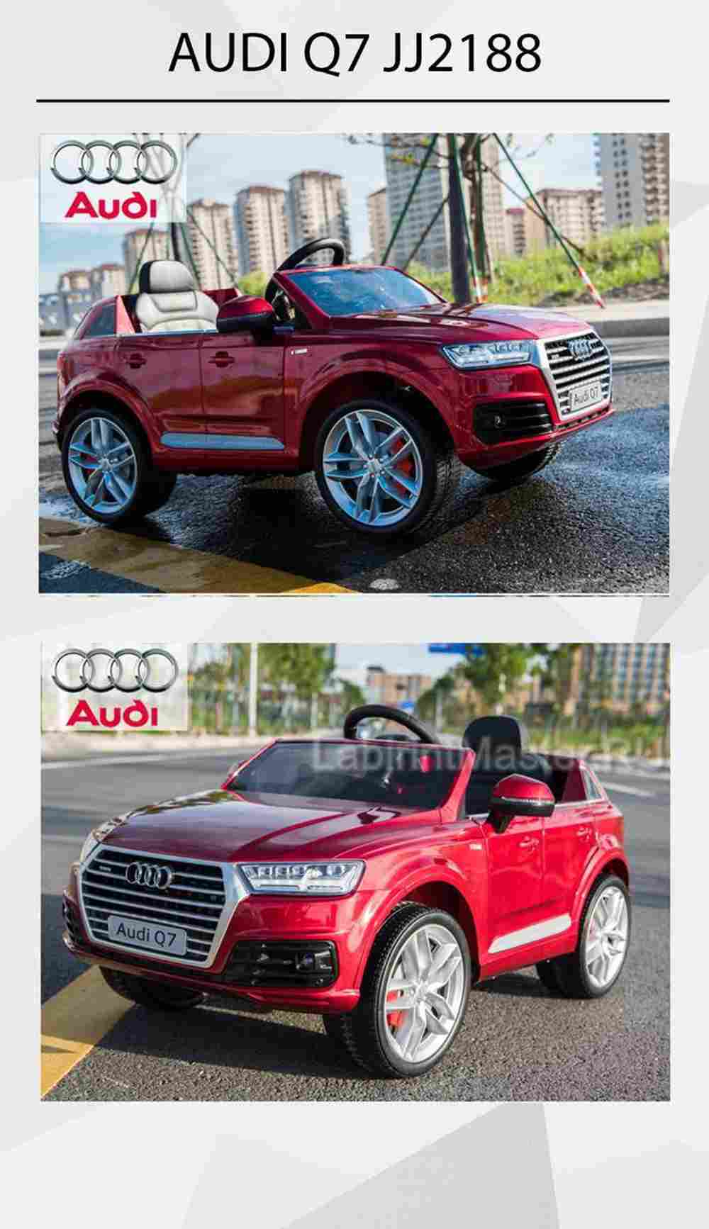 Детский электромобиль "AUDI Q7" 6V, черный