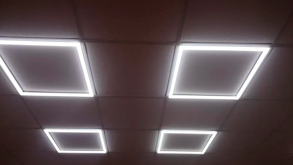 Светодиодная рамочная панель армстронг ELEGANZ 50w 4500к 595х595х10 мм. LED