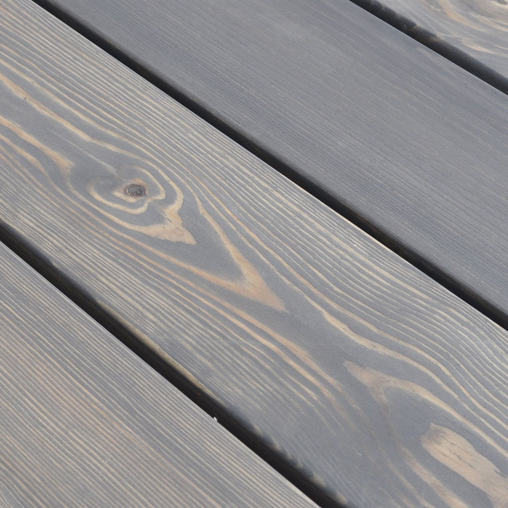 Стол обеденный, 210х103х73, Осло, кухонный, садовый, из массива дерева, графит, Dipriz