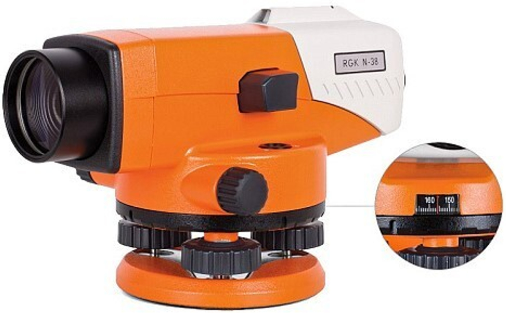 Нивелир оптический RGK N-38 С ПОВЕРКОЙ 4610011871313