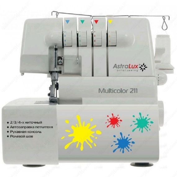 Оверлок AstraLux Multicolor 211